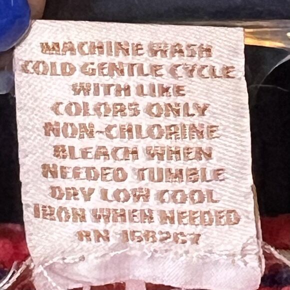 LUV LANE Sweater Womens Medium Multicolor Striped Cropped Chunky Knit Crewneck - Picture 6 of 12